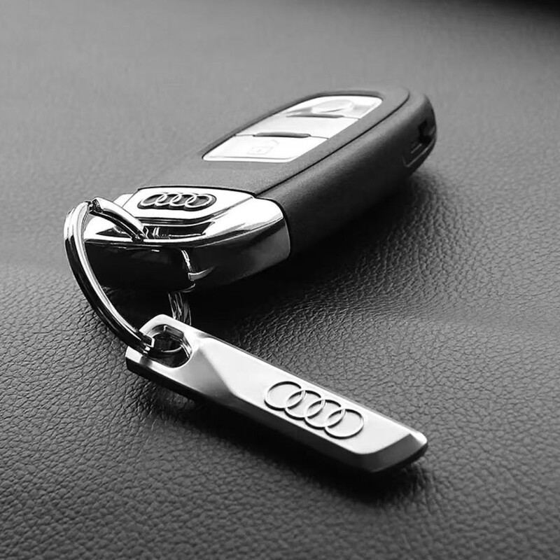 Audi Original Metal Keychain 4S Store Gift Model Mercedes-Benz Dealer Promotional Car Key Audi Original Metal Keychain 4S Store Gift Model Mercedes-Benz Dealer Promotional Car Key