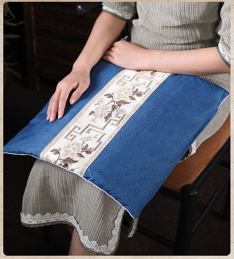 Electric Heating Mugwort Seat Cushion Ai Cao Moxibustion Warm Compress Pad for Home Sofa Chair Hip Warming 500g Refill Core preparation