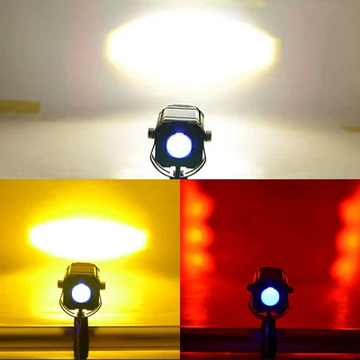 Headlight Square Steel Cannon Electric — Motorcycle headlights, headlights