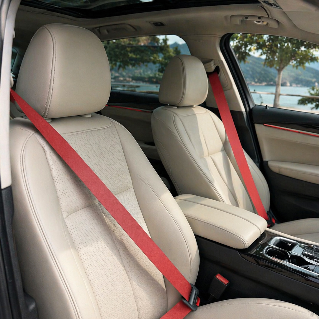 Universal car seatbelt 3.6m with a length and width of 4.8CM, suitable for most car modifications, high-quality seatbelt