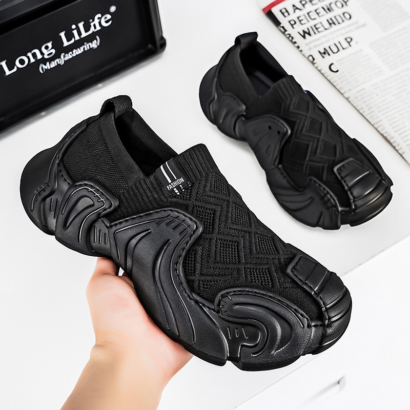 Hombres primavera / verano 2026 nuevo estilo de tela de malla de moda casual universal zapatos cómodos zapatos de hombre image 3