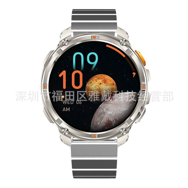 Bracelet, needle, flashlight, watch, bluetooth, tracks heartbeat, monitors oxygen level