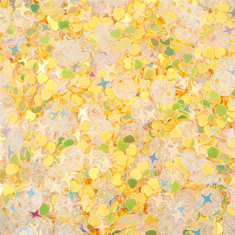 Color plateado lentejuelas nido pieza flash DIY material decorativo ropa Ropa Accesorios hecho en casa pendientes materiales accesorios image 7