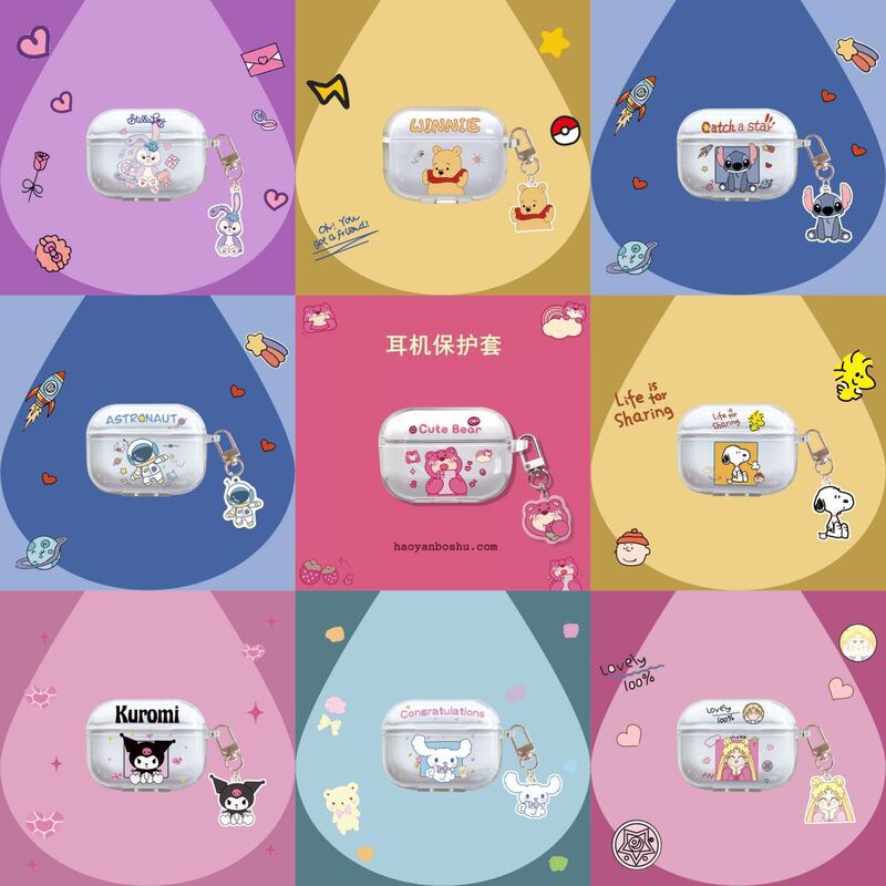 Suitable for Realme T310 Transparent Headphone Case Buds T300 Bluetooth Protective Case Air6Pro Anti-Fall T01 Soft Shell 5