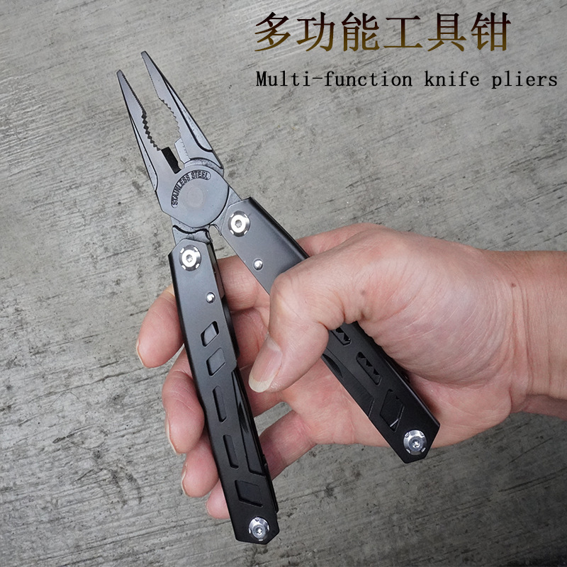 新款多功能刀钳全钢户外便携多用途应急折叠钳子不锈钢组合工具钳