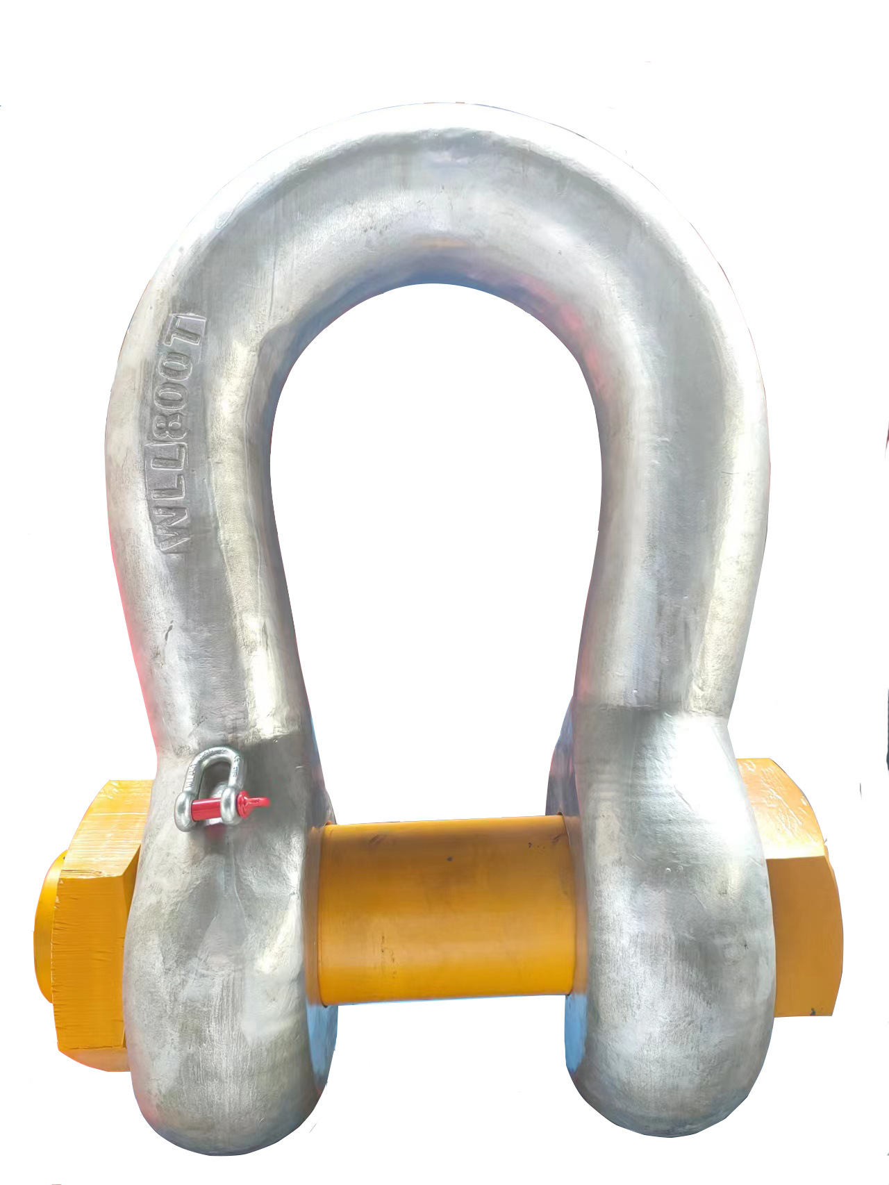 Bow shackle, horseshoe ring buckle with nut shackle, high strength shackle, U-shaped shackle, galvanized d-shaped shackle manufacturer