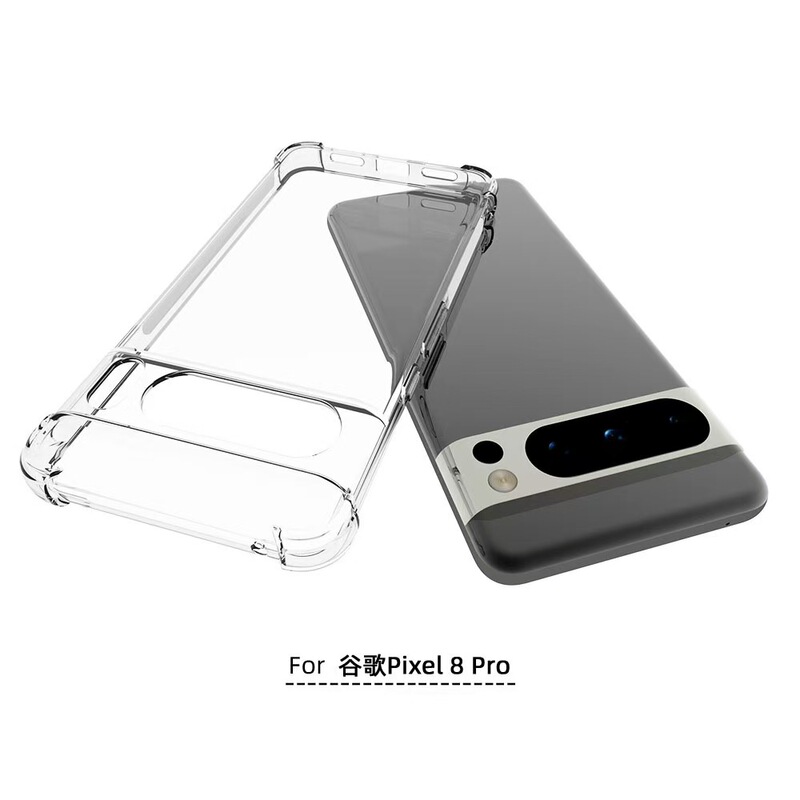 Four-Corner Airbag Transparent Anti-Fall Case Suitable for Pixel10Proxl Mobile Phone Case Pixel8Pro Protective Cover Pixel9A