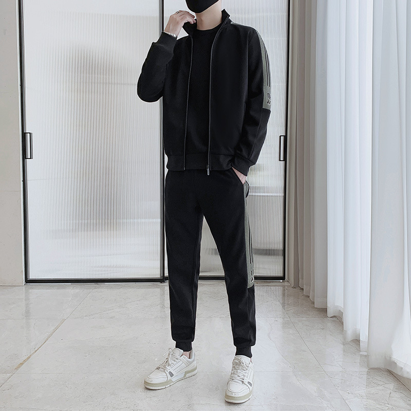 2023 nuevo otoño hermoso cárdigan de cuello alto traje de moda casual para hombre