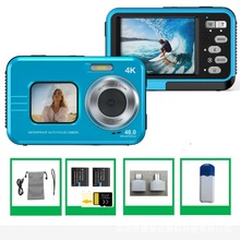 跨境专供高清双屏摄影防水相机户外运动数码相机学生潜水拍照相机