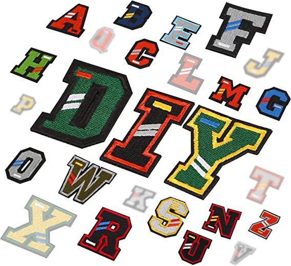 Nuevos accesorios de ropa autoadhesivo adhesivo de dibujos animados color mariposa bordado parche pegatinas ropa al por mayor bordado insignia