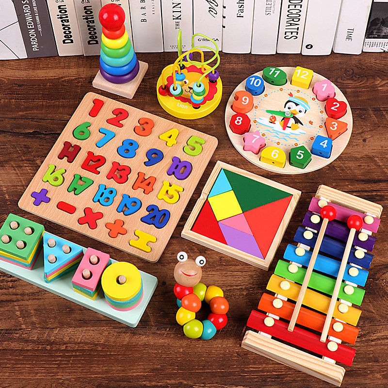 长款套柱八件套【数字运算款】推荐购买：（颜色随机）