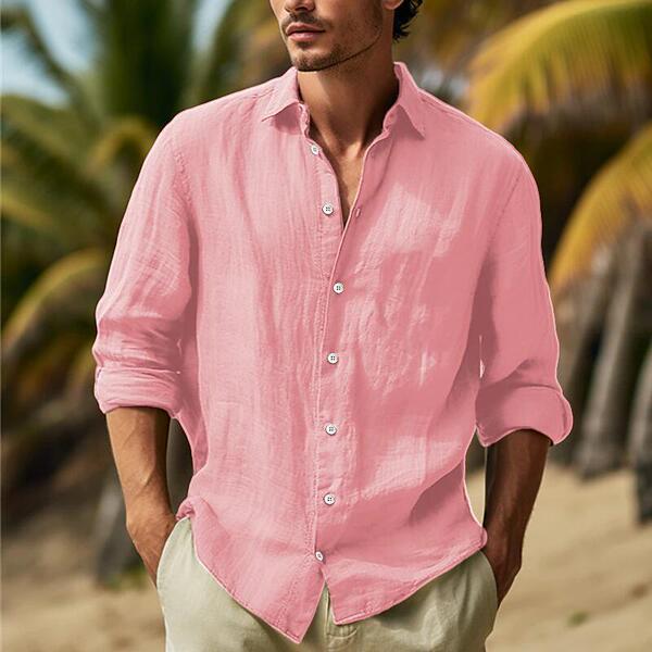 Solid color shirt all-season