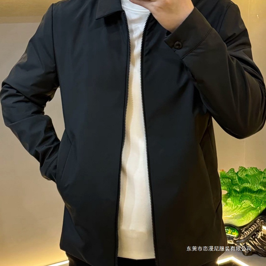 24025 Men's Spring and Autumn Casual Quality Executive Lapel Jacket Fashion Trend Easiest for Match Sense Business