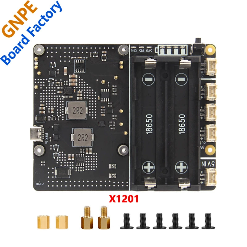 ИБП-предохранение головного убора (Raspberry Pi) X1201 — поддержка батареи 18650, модуль бесперебойного питания