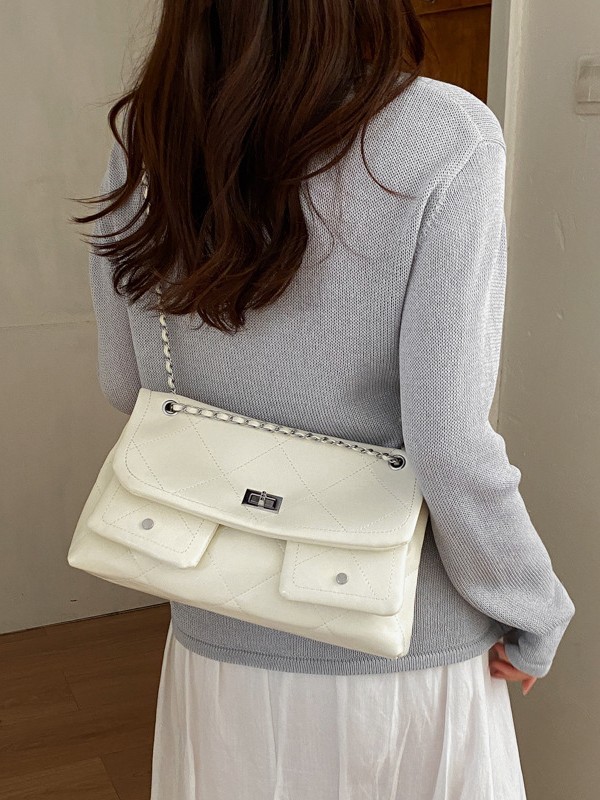 Bolso de diseño de nicho de alto nivel para mujeres 2026 nuevo estilo ligero de lujo cadena de diamante bolsa de transporte universal mochila image 5