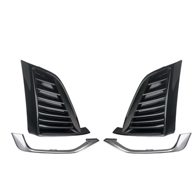 Suitable for Cadillac CT5 front bumper anti-fog lamp frame cover sports fog lamp frame decorative strip
