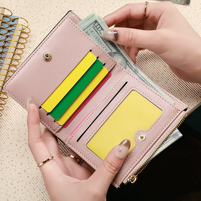 Short wallet, fashionable card holder, fresh small bag, wholesale