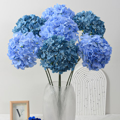 婚慶仿真花單支90片五角繡球婚禮堂插花路引花牆裝飾迎賓假花外貿
