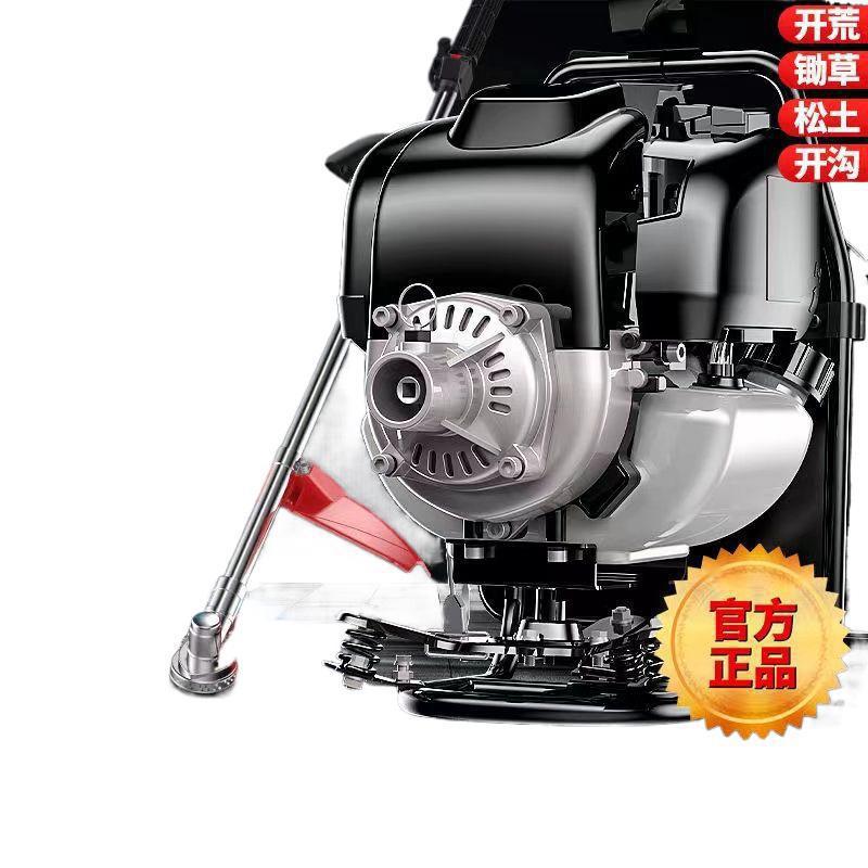 Wuyang Honda Wang cortadora de hierba pequeña cortadora de hierba de cuatro tiempos tipo mochila de gasolina raspadora de césped y cosecha de tierras