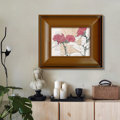 《花瓣書》高級感法式小眾藝術裝飾畫餐廳臥室走廊壁畫花卉掛畫