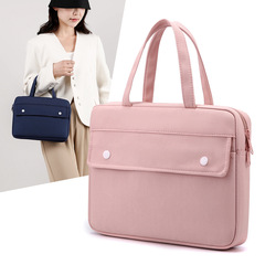 Computer bag handbag 2023 new Korean style handbag simple 14-inch Apple notebook men's and women's ipad liner bag