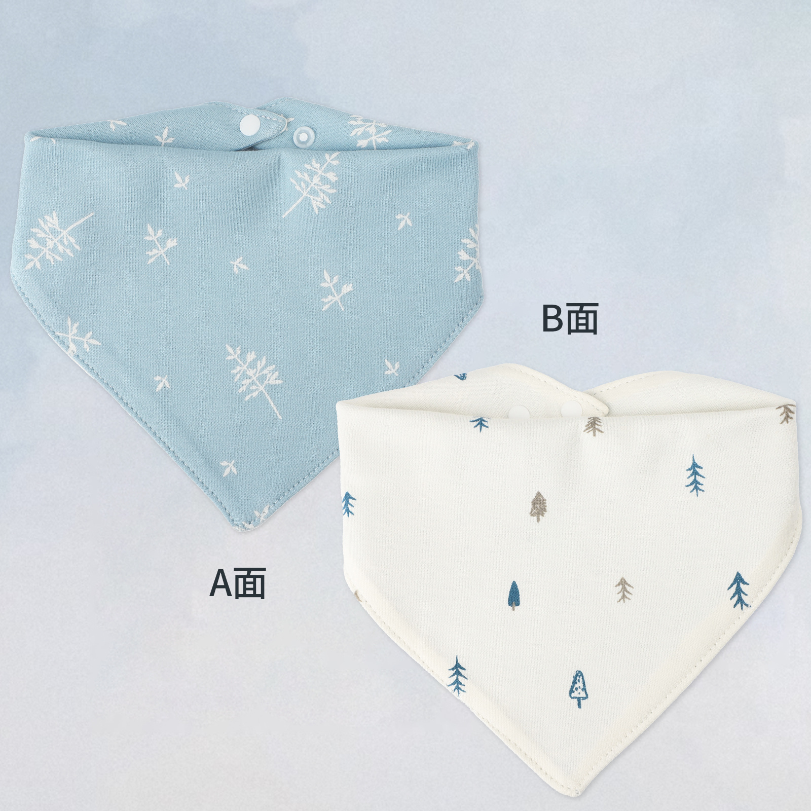 Yin Xiuli toalla de saliva de bebé de algodón con estampado de doble cara bufanda de saliva triangular para bebé bufanda babero babero transfronterizo