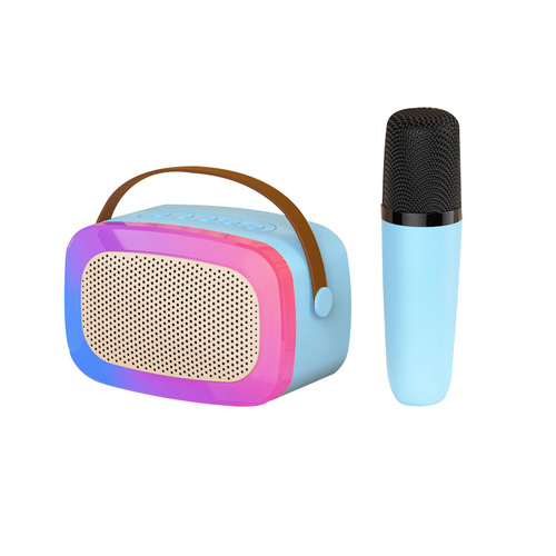 Bluetooth speaker home wireless karaoke sound system microphone with microphone outdoor singing small family karaoke high volume