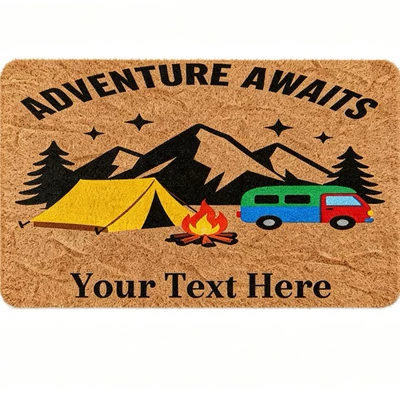 Avtomobil döşəmə paspasları – Cross-Border Rv Door Mat, Faux - zx-camping-theme-floor-mat-6-4060-imitation-coconut-palm