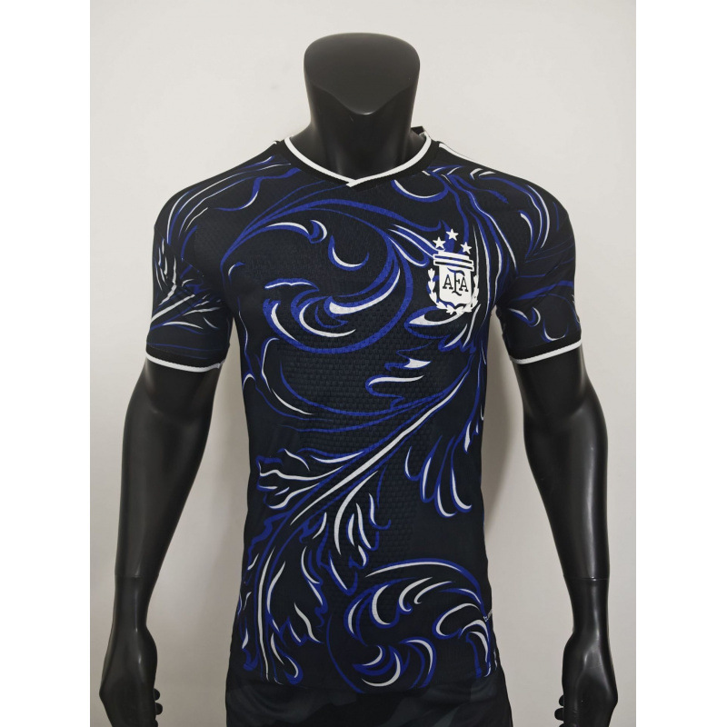 Camiseta de jugadores de la Copa del Mundo Argentina Brasil Francia México Portugal Camiseta nueva