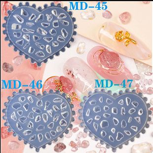 Spring and Summer MD40-80 New Nail Art Silicone Mold Nail Decoration Internet Popular Camellia Rose Bow