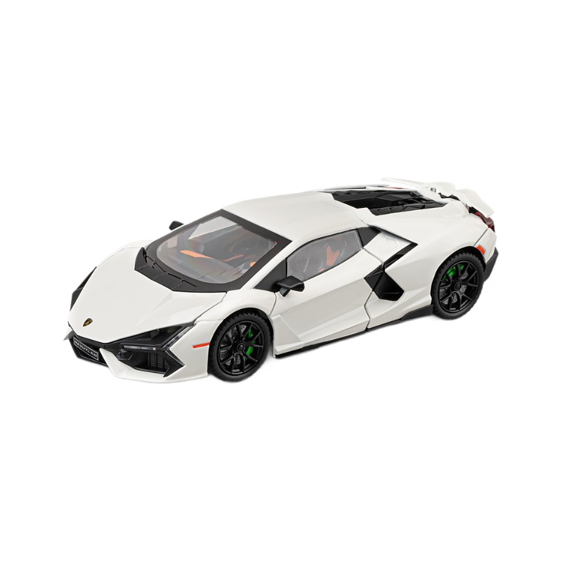 Coche a modelo de coche 1:24 Rambo Revuelto coche deportivo de aleación con sonido y luz de retorno coche de juguete decoración de modelo de efecto de sonido