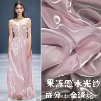 Smooth wedding dress and Hanfu jacket fabric by Juncheng Textile - Black, Deep Blue, Watermelon Red