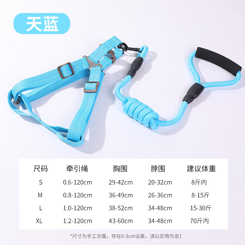 Nueva correa para perros, cuerda para perros de tamaño mediano, cuerda p, cuerda para pasear a su perro, cuerda para perros, cadena para perros para mascotas, fábrica al por mayor