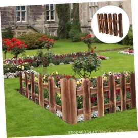 木制户外花园围栏庭院装饰护栏木栅栏围栏草坪护栏篱笆围栏