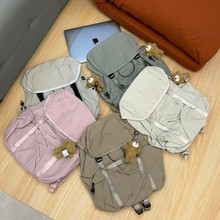 带标夏款男女款包烧麦包运动百搭双肩背包时尚休闲多口袋旅游户外