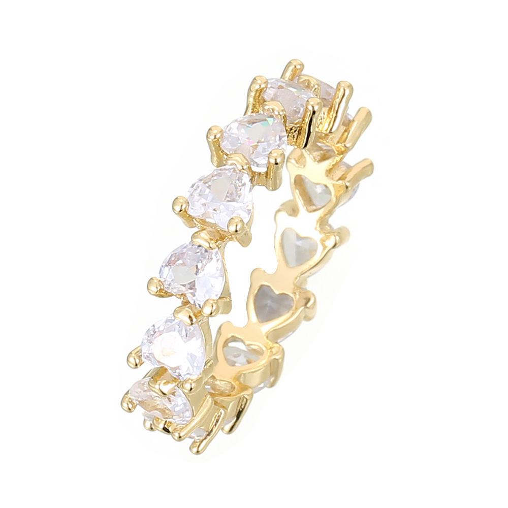 Klassisches Mikro-Set für Liebespaare im gleichen Stil mit Zirkon-Hochzeits-Diamantring-Schmuck_voghion.com