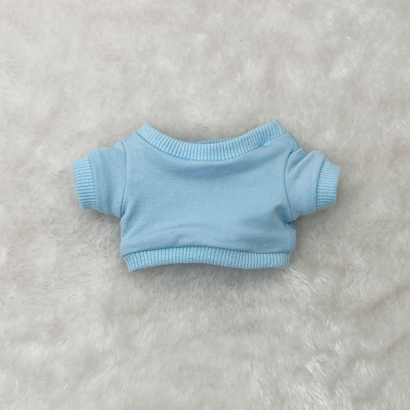 Labubu ペンダント ブラインドボックス フード付きスウェットシャツ Labubu ベビー服スーツ Tシャツ パンツ 人形服 着せ替え|undefined