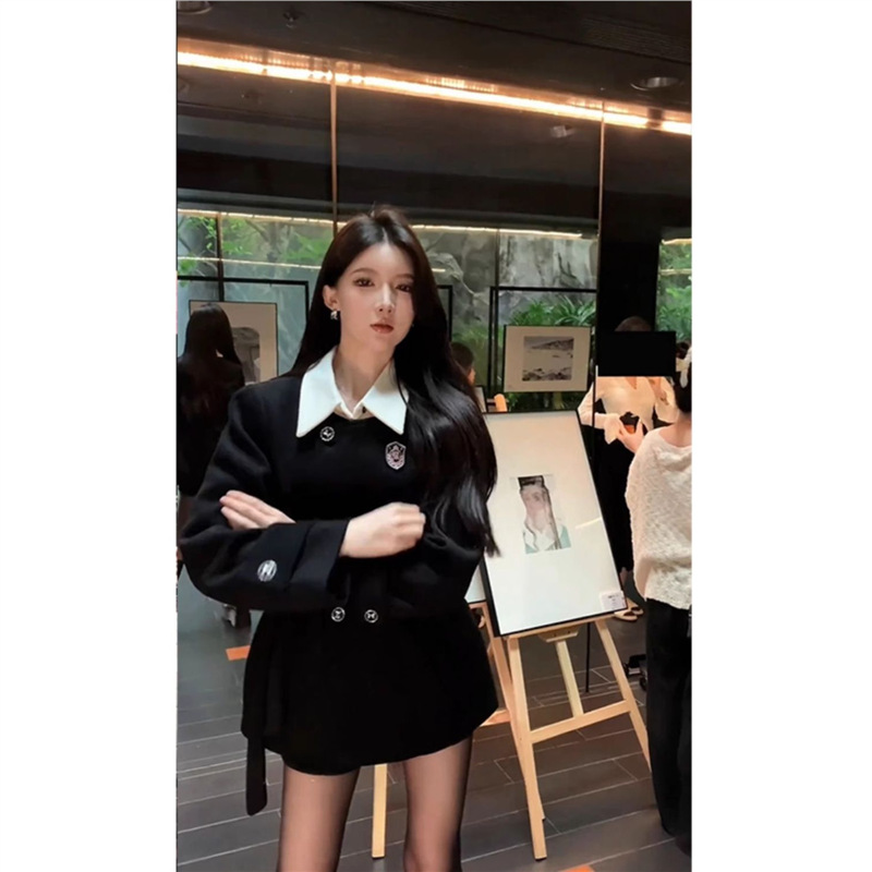 ChicShe Winter High-End Zweiteiler für Damen 2024 Herbst Neuheit Bestseller College Style Anzug Blazer_voghion.com