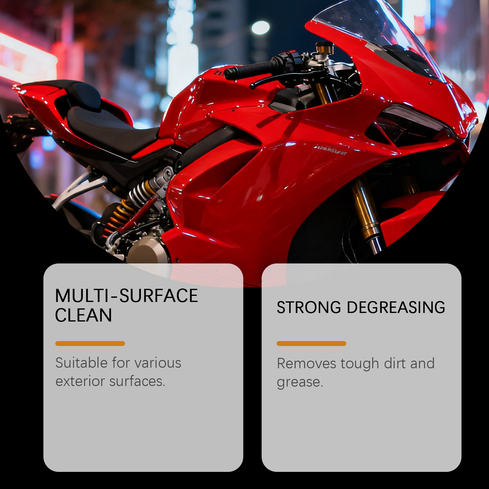 Rayhong Car Wash Liquid, Motorcycle Cleaning Tire Stain Removal, Maintenance and Daily Care Cleaner
