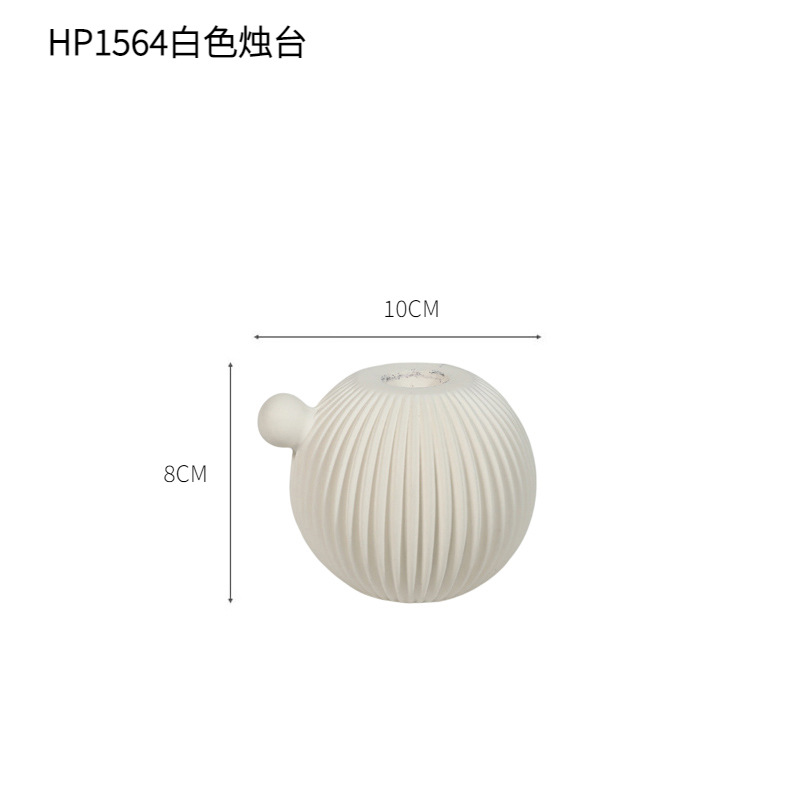 Nórdico ins estilo florero de Cerámica Blanca Flor seca arreglo arte salón mesa comedor decoración del hogar al por mayor