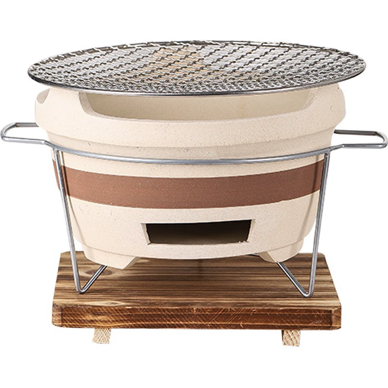 Барбекю плита приготовление чая дома в помещении старомодная краевая плита Интернет знаменитости плита древесный уголь глиняная плита на открытом воздухе угольная плита