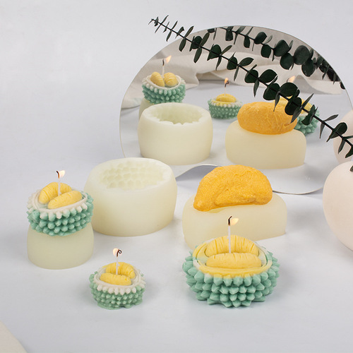 Sanxin durian mousse cake silicone mold DIY ice cream ice cream jelly pudding fruit dew grinding tool