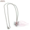 Drop-shaped, pink