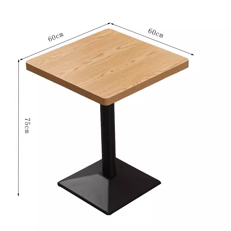 Silla de comedor de madera maciza para restaurante