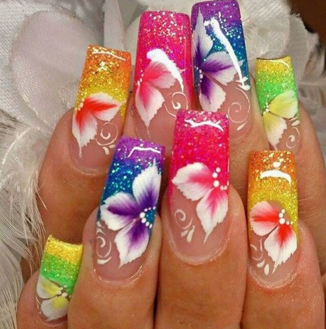 24 Pieces Wearable Nail Patch Nail Art Wearing Nail Color Flower Fake Nail Extension Removable Nail Wholesale 24 Pieces Wearable Nail Patch Nail Art Wearing Nail Color Flower Fake Nail Extension Removable Nail Wholesale