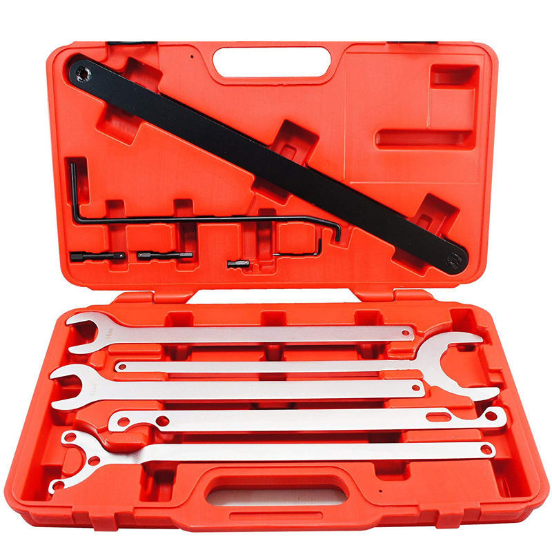 8件套奔驰宝马风扇扳手大众奥迪路虎风扇扳手组合器专用维修工具