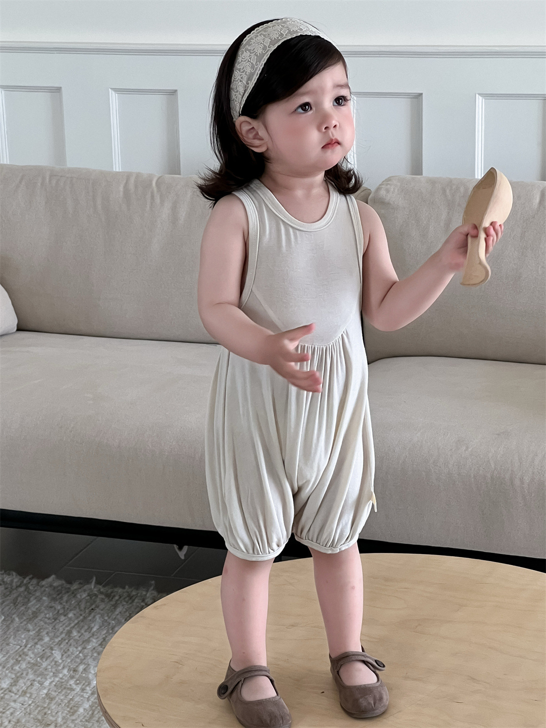 Mamelena de bebé ropa fina de verano ropa para niños coreanos 2025 nuevo bebé de una pieza de verano para niñas