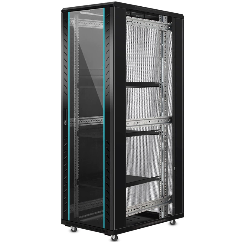 Стандартный серверный шкаф Shield Guardian SDWS на 2 метра, 42U, стеклянная дверь, глубина 1000 мм, 19 дюймов, слабый ток