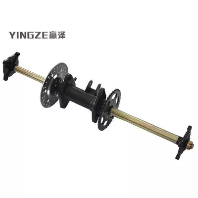 Three-Wheeled Motorcycle Modified into a Motorcycle frame - complete-set-of-rear-axle-excluding-rear-fork