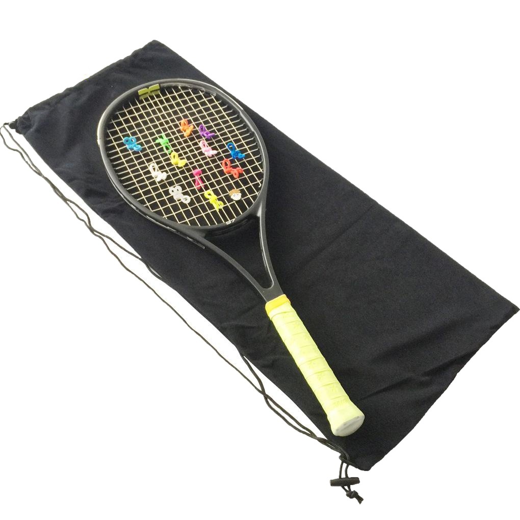 Cross-border Tennis Racquet Flannel Bag Thickened Flannel Cover Racquet Protective Cover Shoulder Bag Lightweight Protective Cover 1-2 Pack